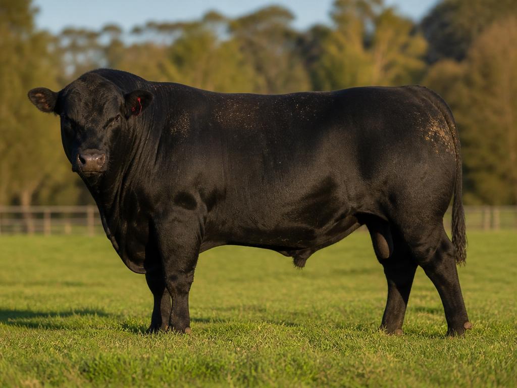 Elite Angus seedstock bull